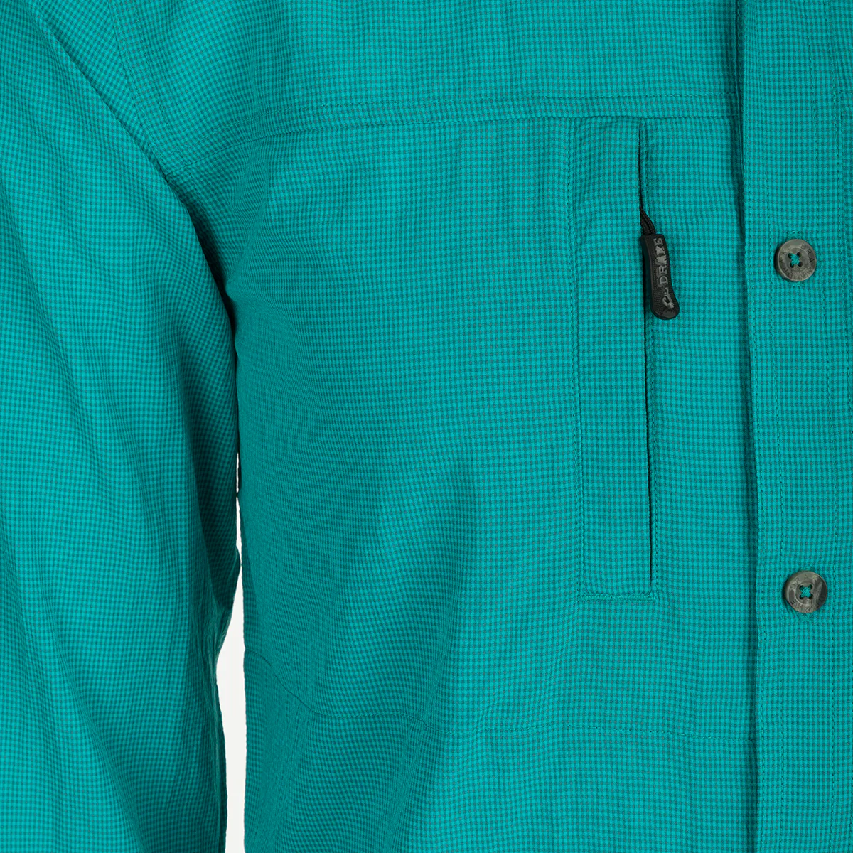 Classic Seersucker Minicheck Button-Down Short Sleeve Shirt - Image 8