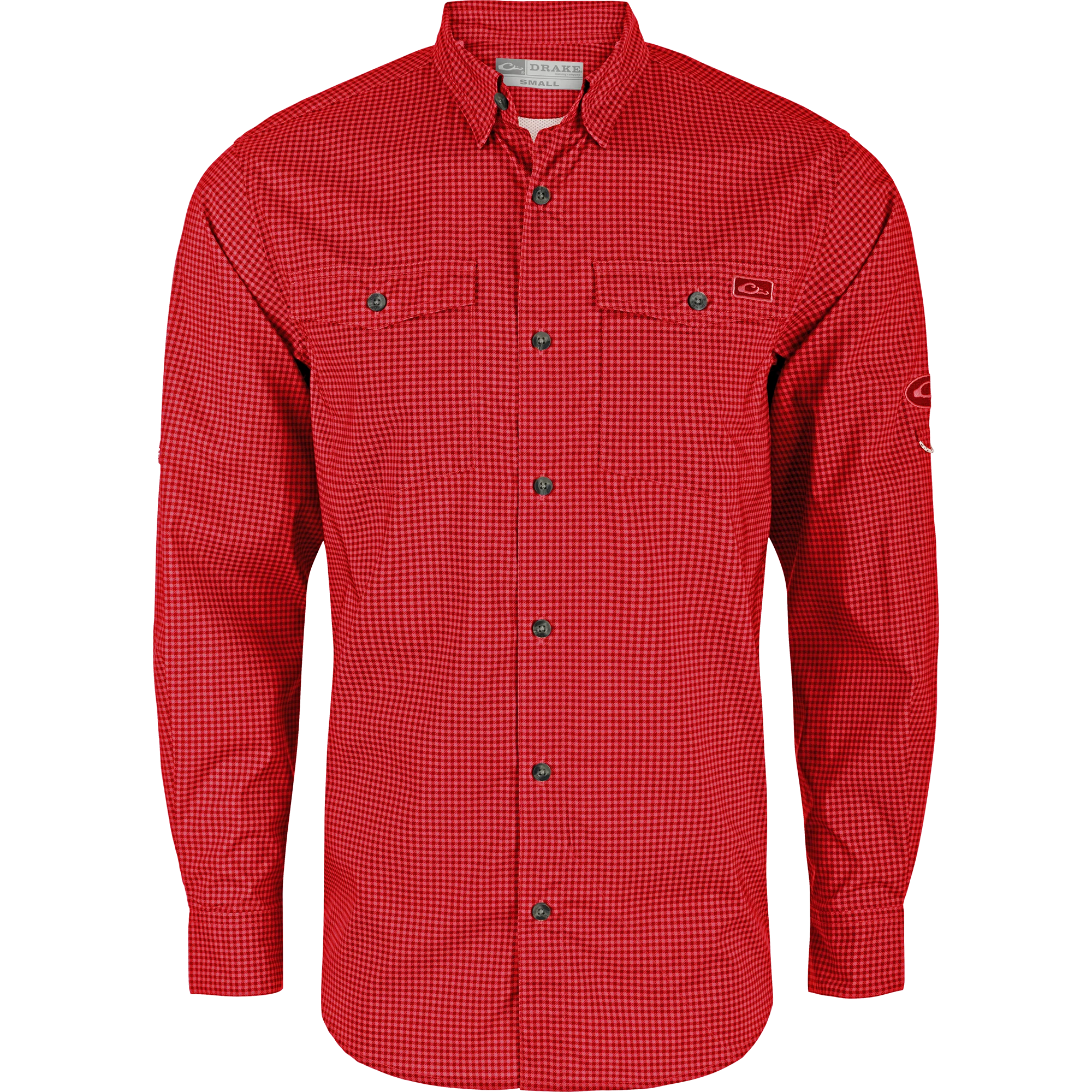 Frat Gingham Check Button-Down Long Sleeve Shirt - Image 7