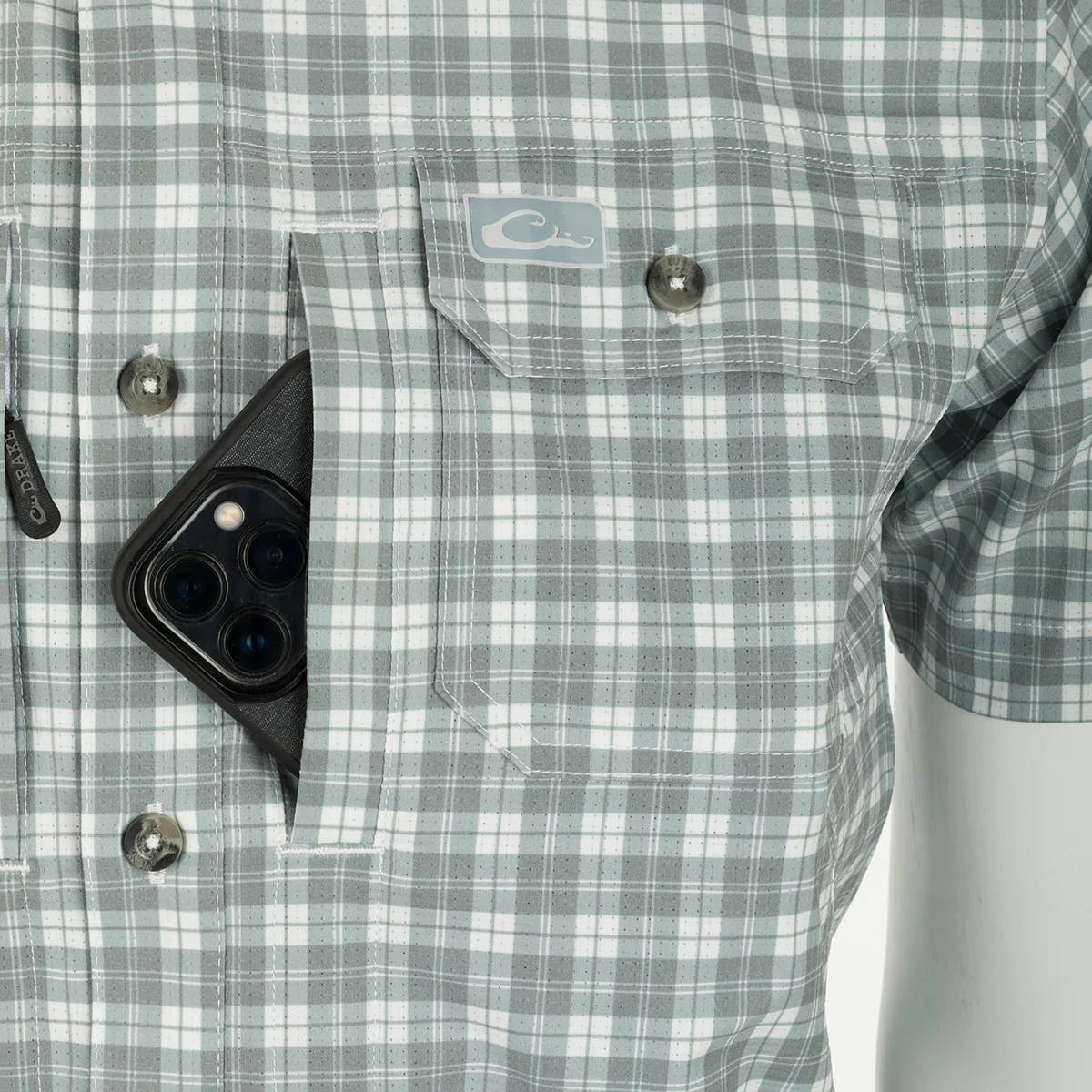 Hunter Creek Check Plaid Short Sleeve Shirt - Image 6